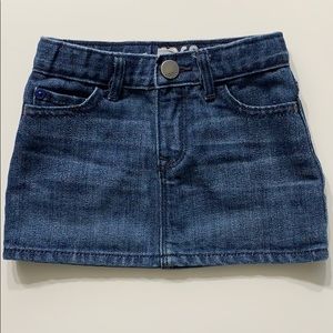 baby gap toddler girls jean mini skirt. 12-18mnth